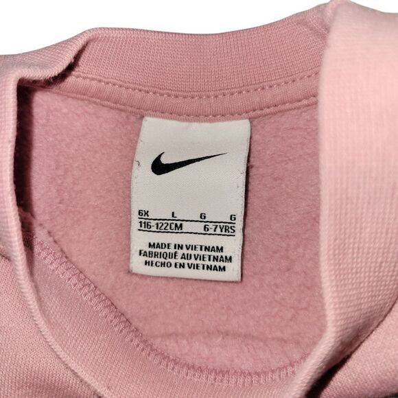 Nike Pink Kids Sweatshirt - Picture 3 of 6